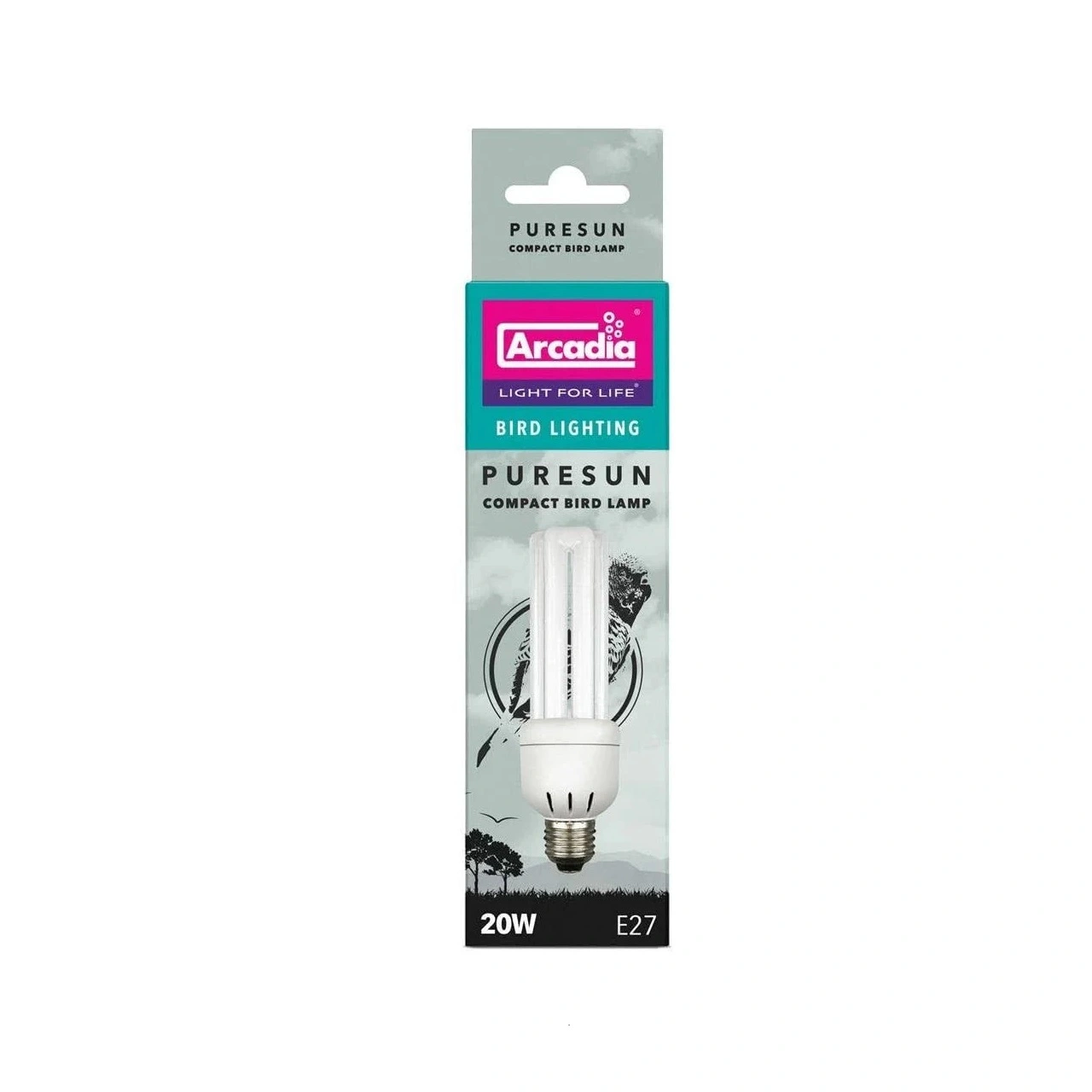 Arcadia PureSun Compact Fugle pære 20 w med UVA og UVB